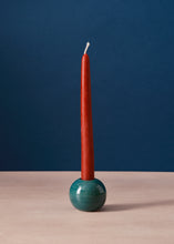 Load image into Gallery viewer, Green Ball Ceramic Candle Holder
