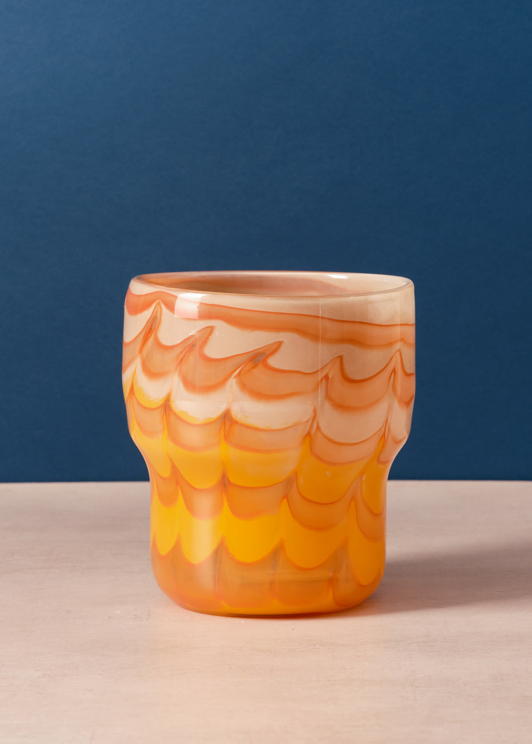 Waves Glass Vase Sun