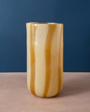Load image into Gallery viewer, Ivory Cannes Hurricane Vase
