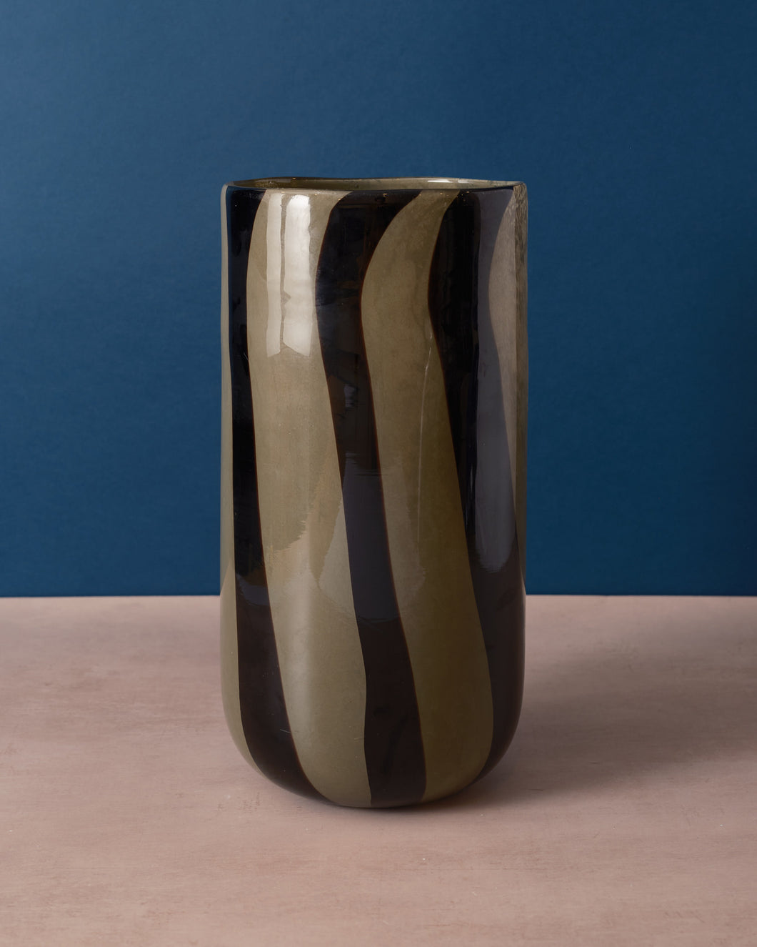 Khaki Cannes Hurricane Vase