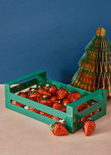Load image into Gallery viewer, Glass Strawberry Decoration

