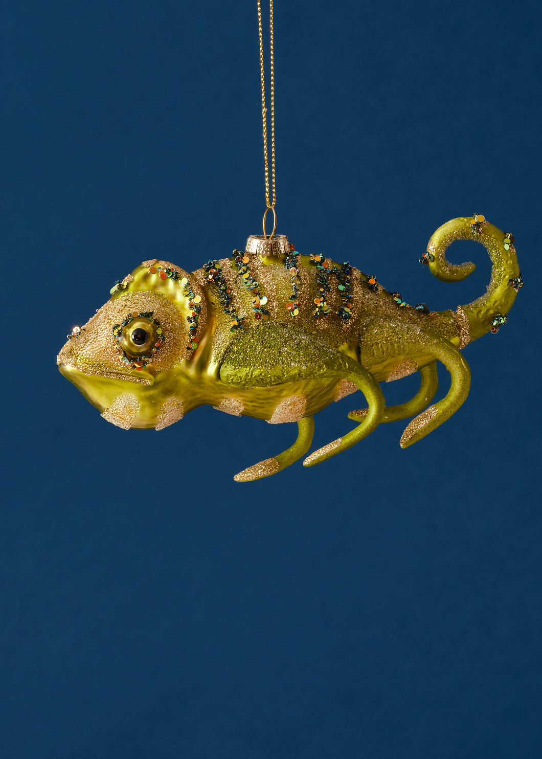 Glass Chameleon Decoration