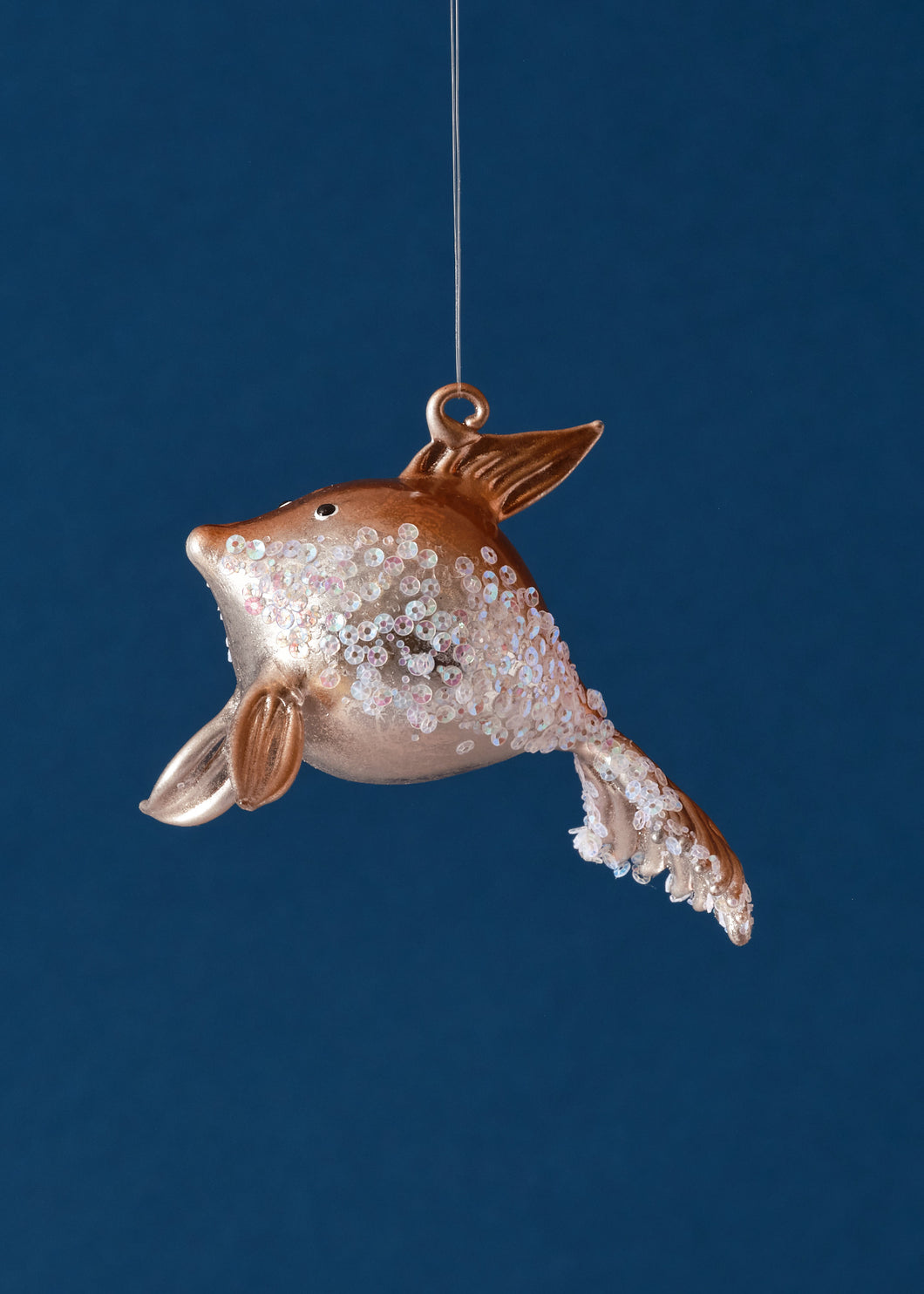 Beaded Glass Fish Decoration