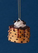 Load image into Gallery viewer, Pancakes &amp; Blueberries Glass Decoration
