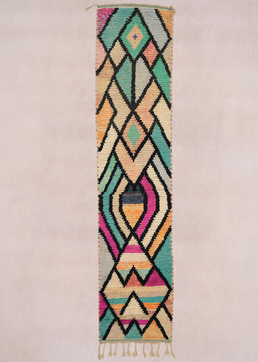Vintage Boujad Rug Runner HD05