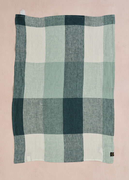 Celadon Linen Tea Towel