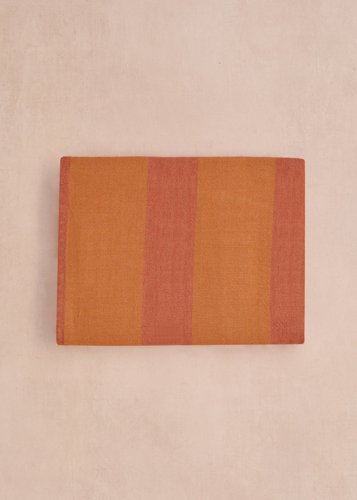 Terre Brulee Striped Tablecloth