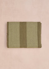 Load image into Gallery viewer, Khaki Striped Tablecloth
