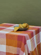 Load image into Gallery viewer, Terre Brulee Check Tablecloth
