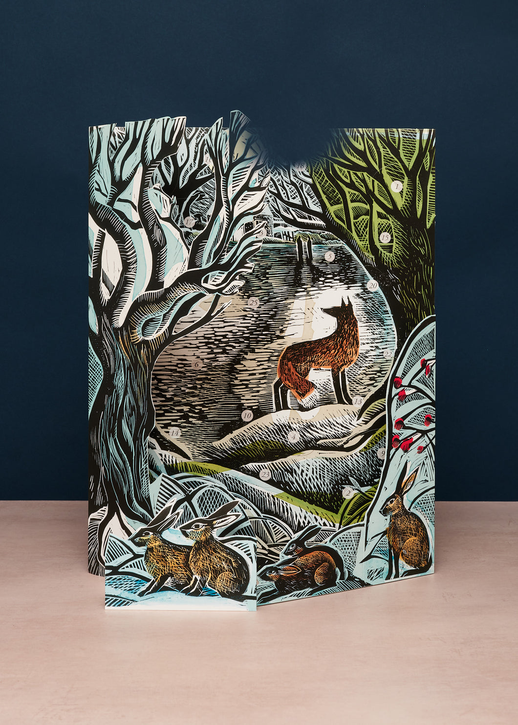 Advent Calendar Midnight Fox