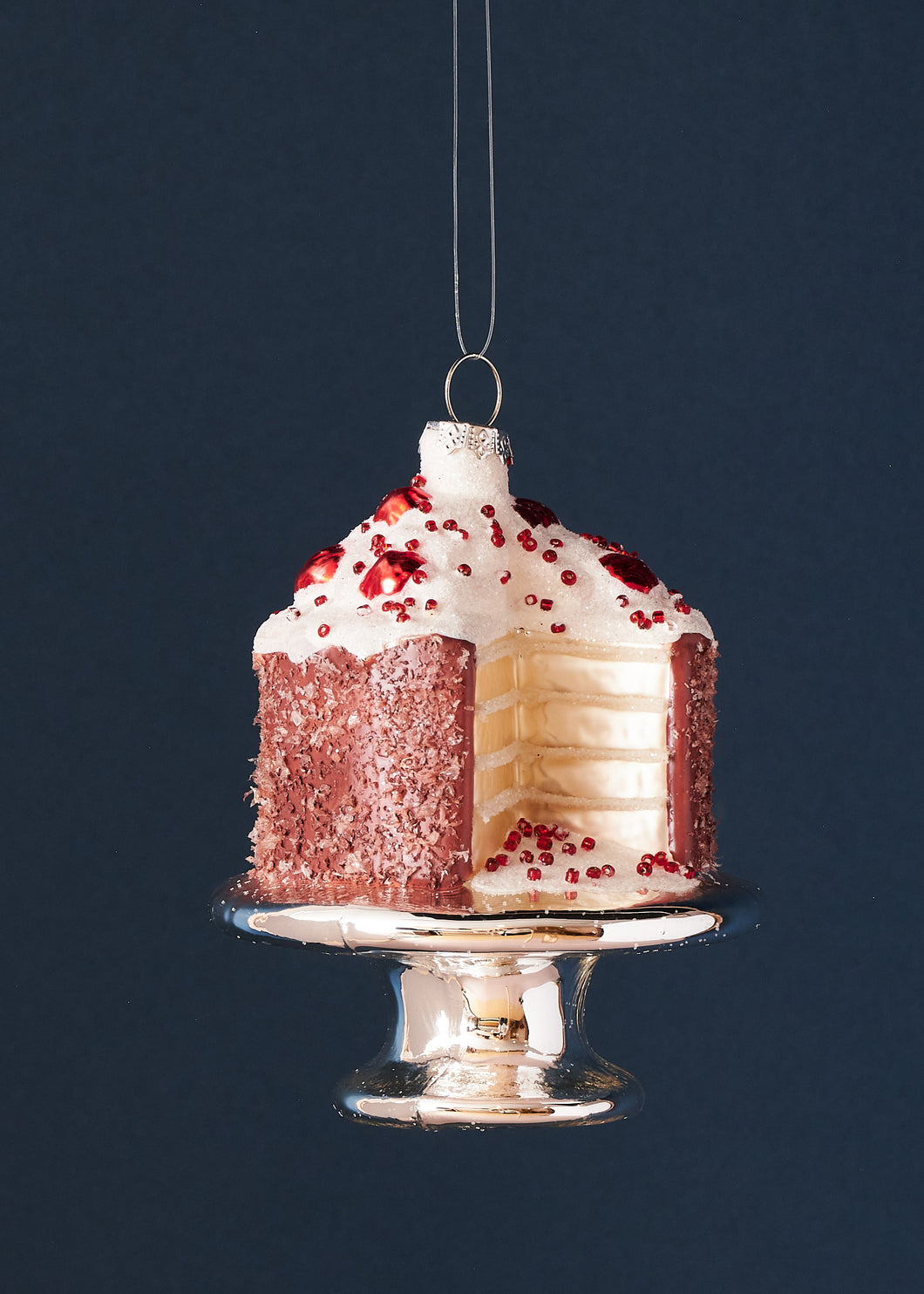 Glass Forest Cake Decoration