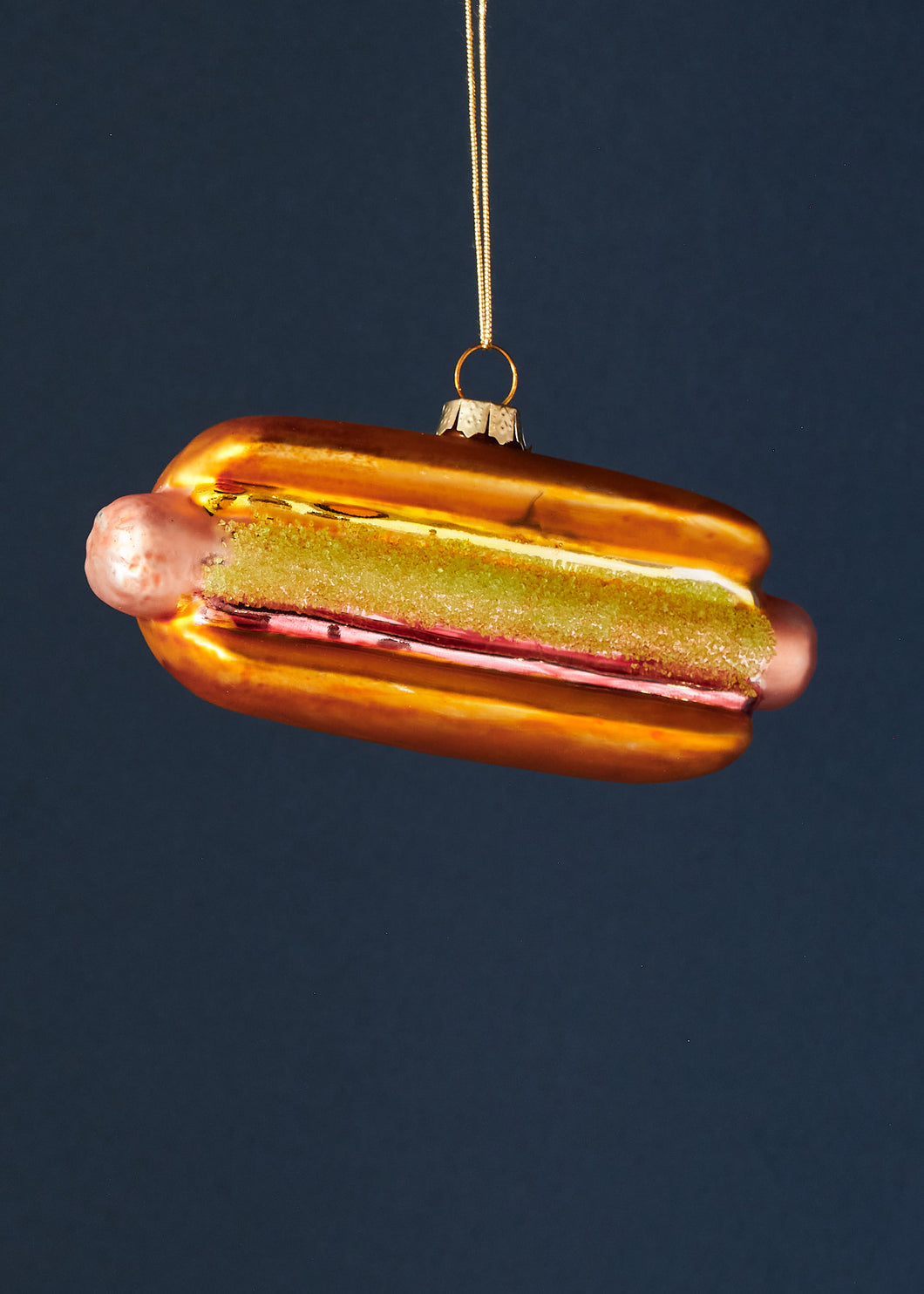 Glass Hot Dog Decoration