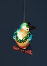 Load image into Gallery viewer, Blue &amp; Green Glass Parrot Decoration

