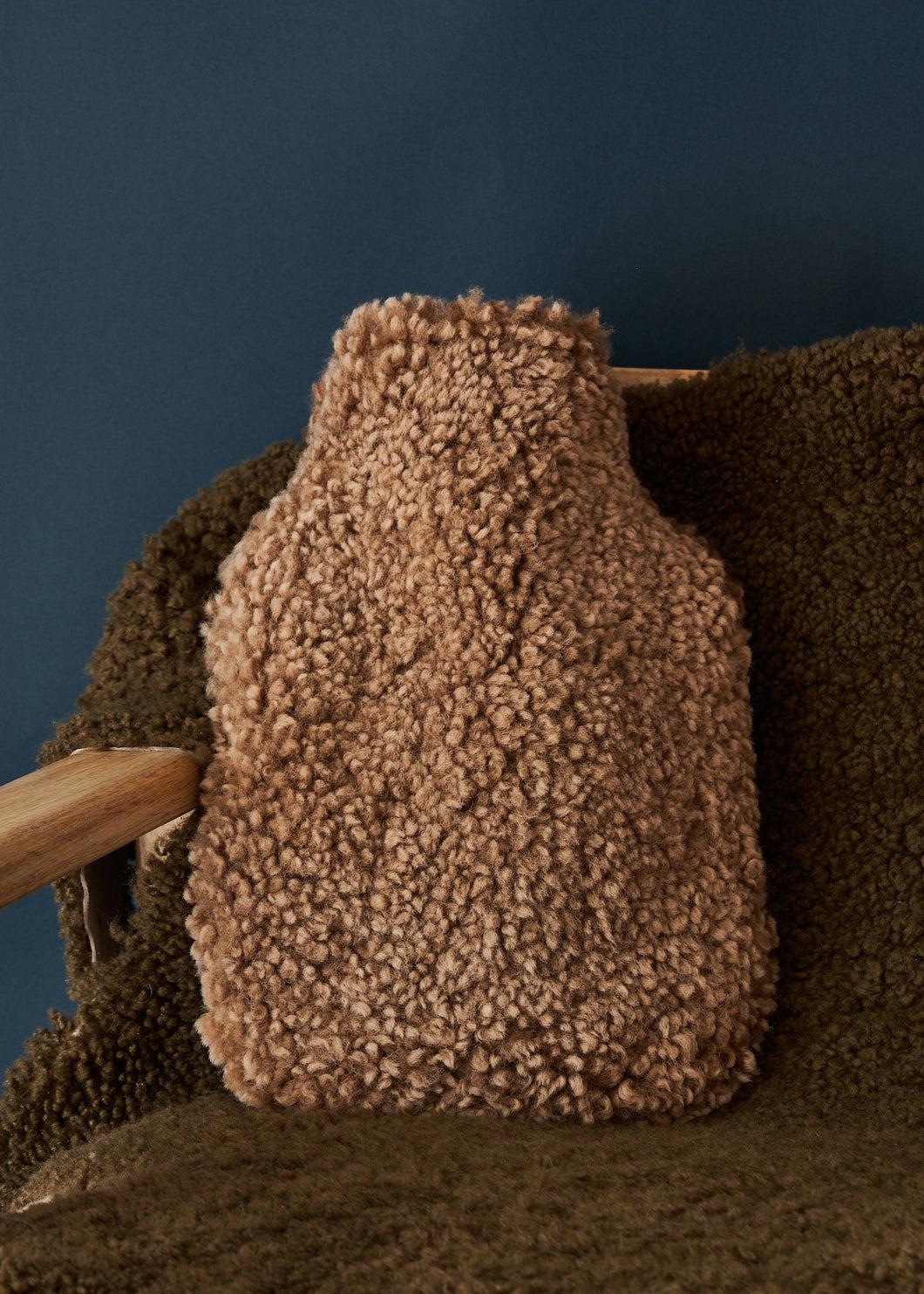 Sheepskin Hot Water Bottle Brown-COMING SOON