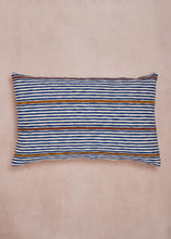 Load image into Gallery viewer, Blue Dresser Stripe Cushion
