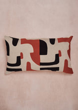 Load image into Gallery viewer, Cushion Burbano Tangerine &amp; Black

