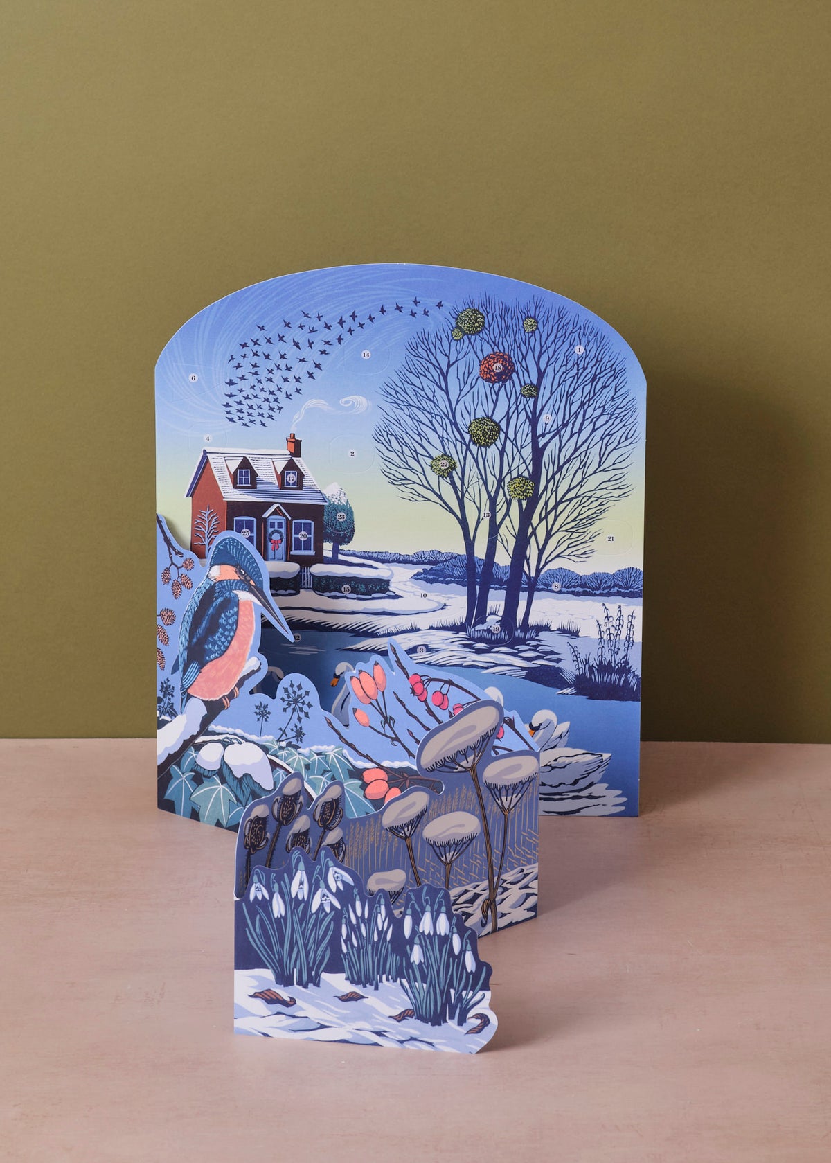Advent Calendar Winter Riverside