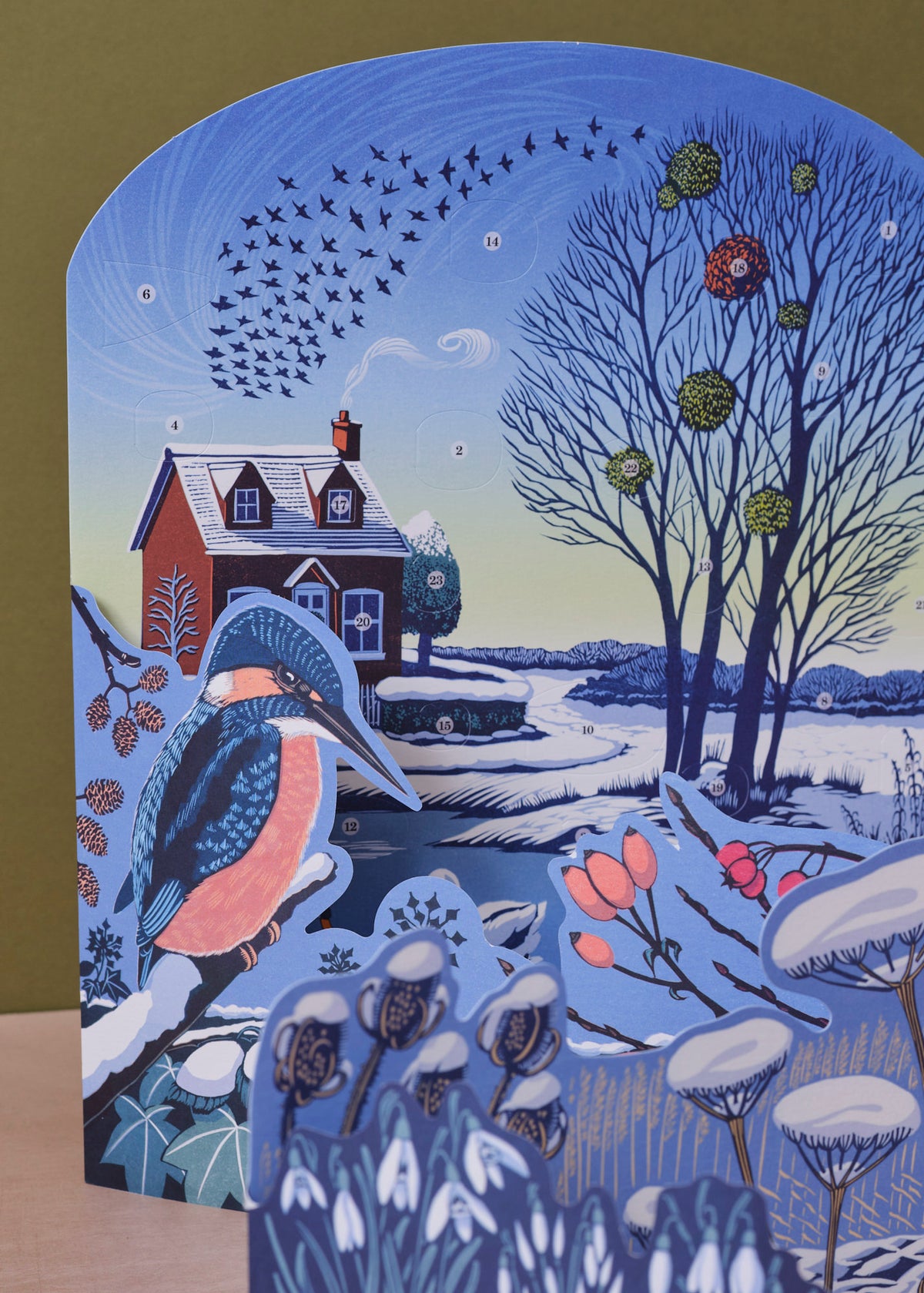 Advent Calendar Winter Riverside