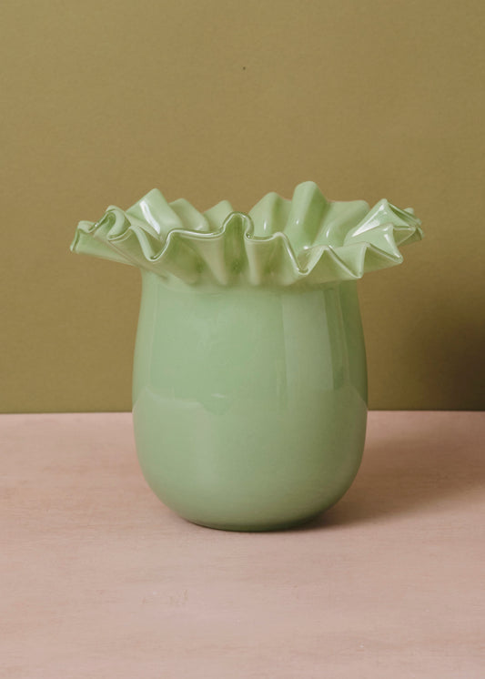 Flee Vase Green