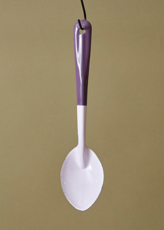 Enamel Ladle Purple & Lilac