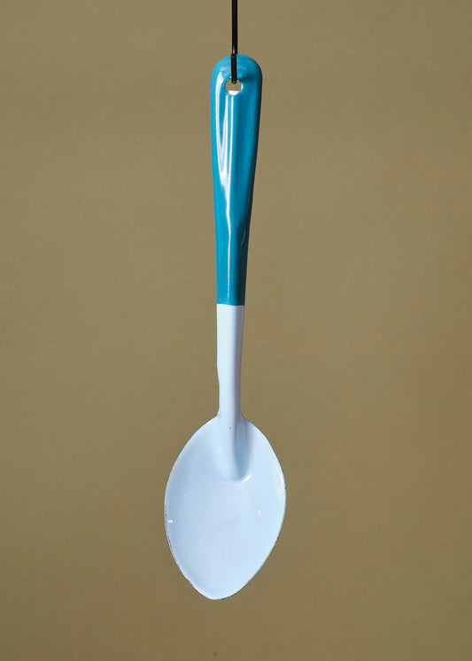 Enamel Ladle Prusia & Aqua