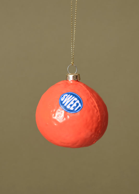 Sweet Satsuma Glass Decoration