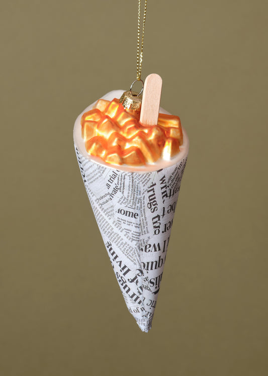 Cone of Chips Glass Decoration