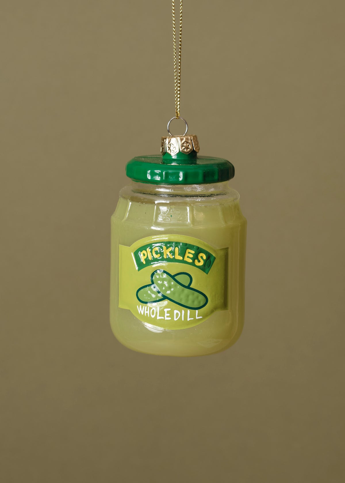 Pickles Jar Glass Decoration