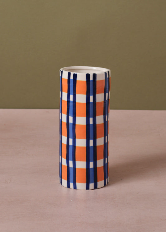 Clash Check Vase