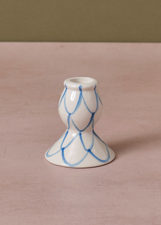 Blue Sirene Candle Holder