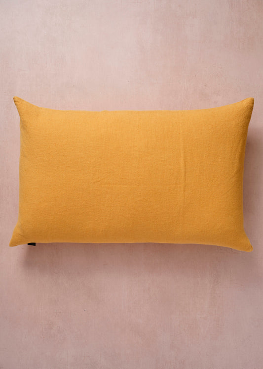 Ocre Linen Cushion