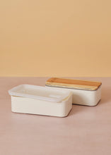 Load image into Gallery viewer, Bento Lunch Box &amp; Bag White/Blue
