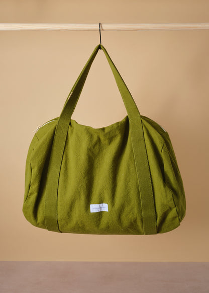 Cotton Bowling Bag Moss Green