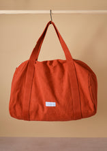 Load image into Gallery viewer, Cotton Bowling Bag Flaming Orange
