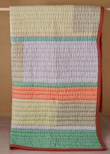 Load image into Gallery viewer, Pavilion Plaid Throw Coral
