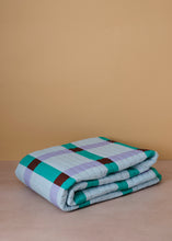 Load image into Gallery viewer, Tento Green Plaid Throw
