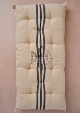 Load image into Gallery viewer, Navy Stripe Seat Cushion Long
