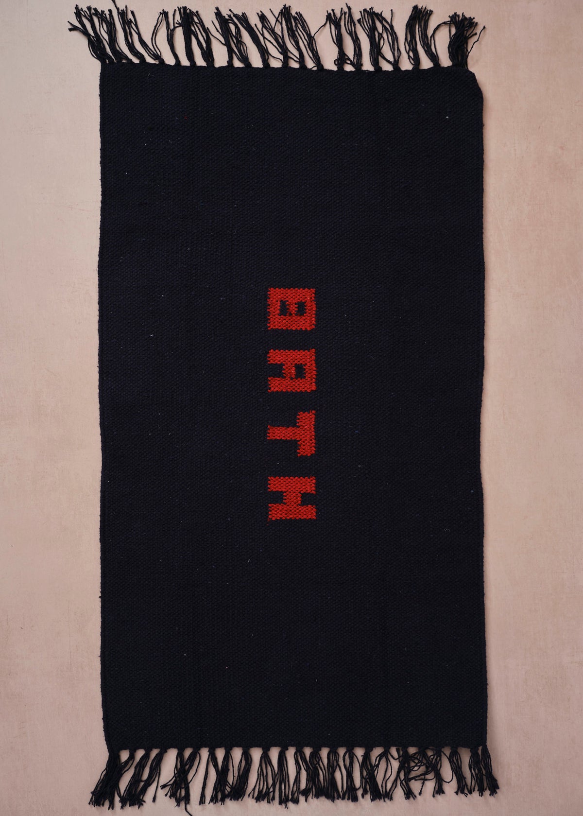Recycled Yarn Bath Mat Navy