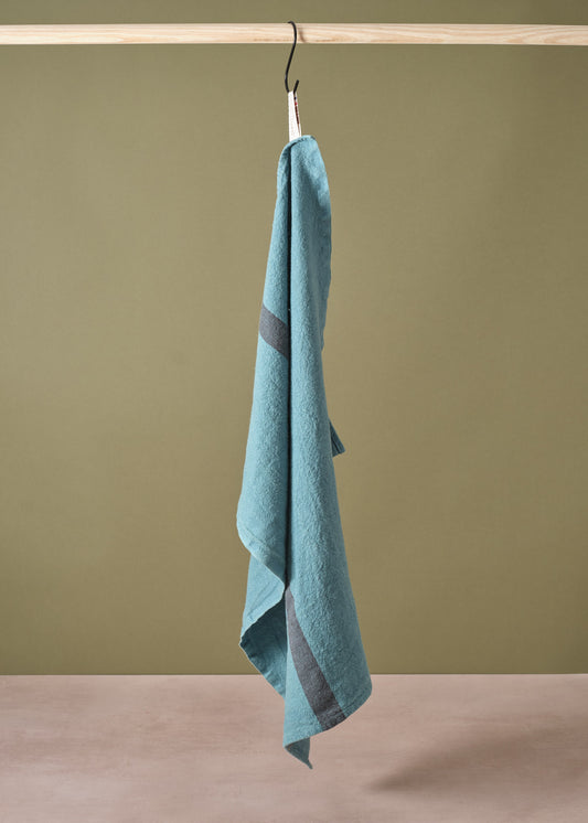 Tea Towel Doudou Stripe Lagoon