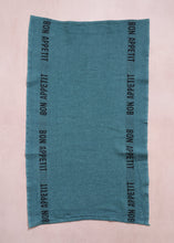Load image into Gallery viewer, Tea Towel Bon Appetit Turquoise
