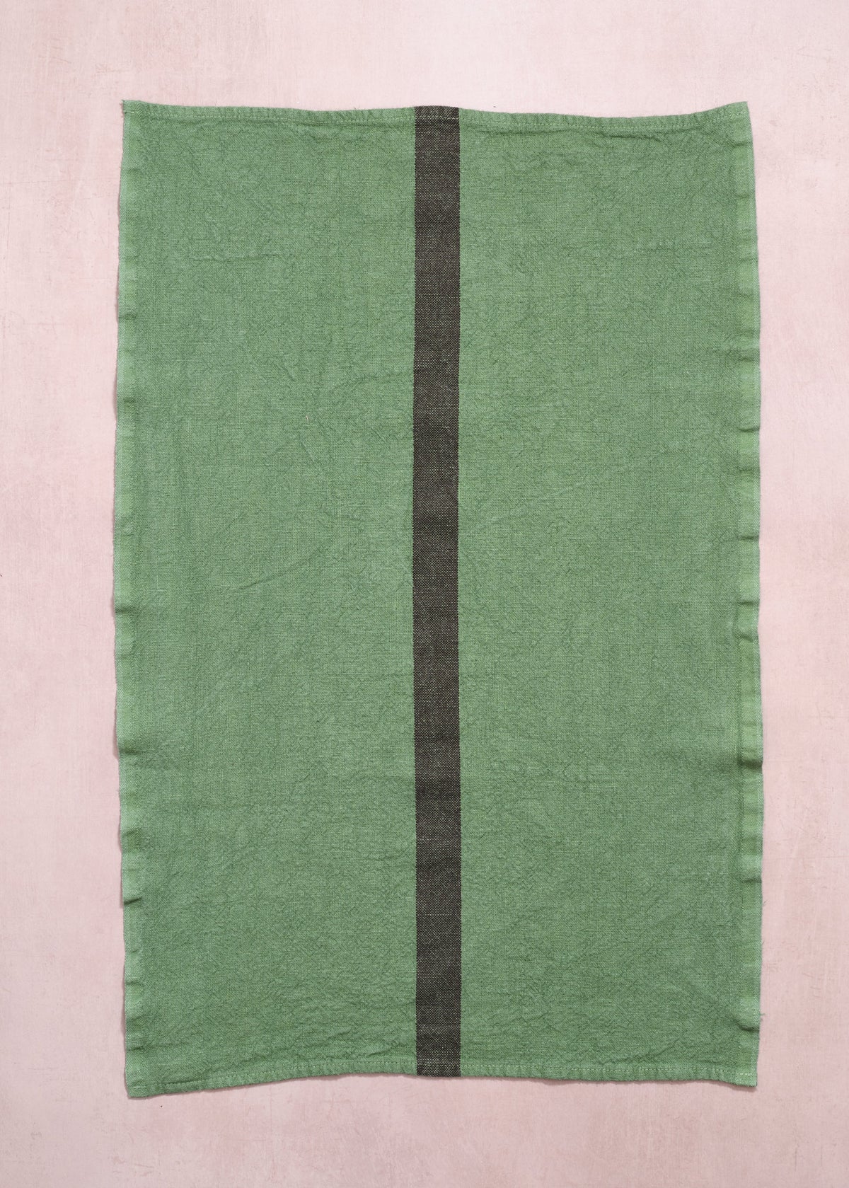 Tea Towel Doudou Stripe Prairie Green
