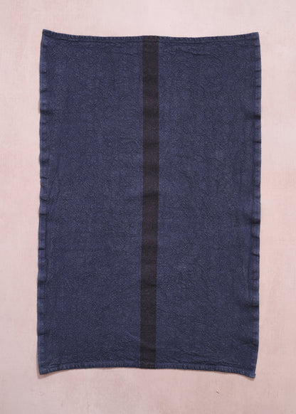 Tea Towel Doudou Stripe Indigo