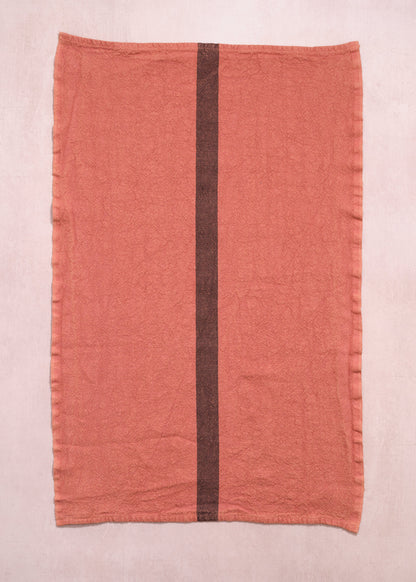 Tea Towel Doudou Stripe Terracotta
