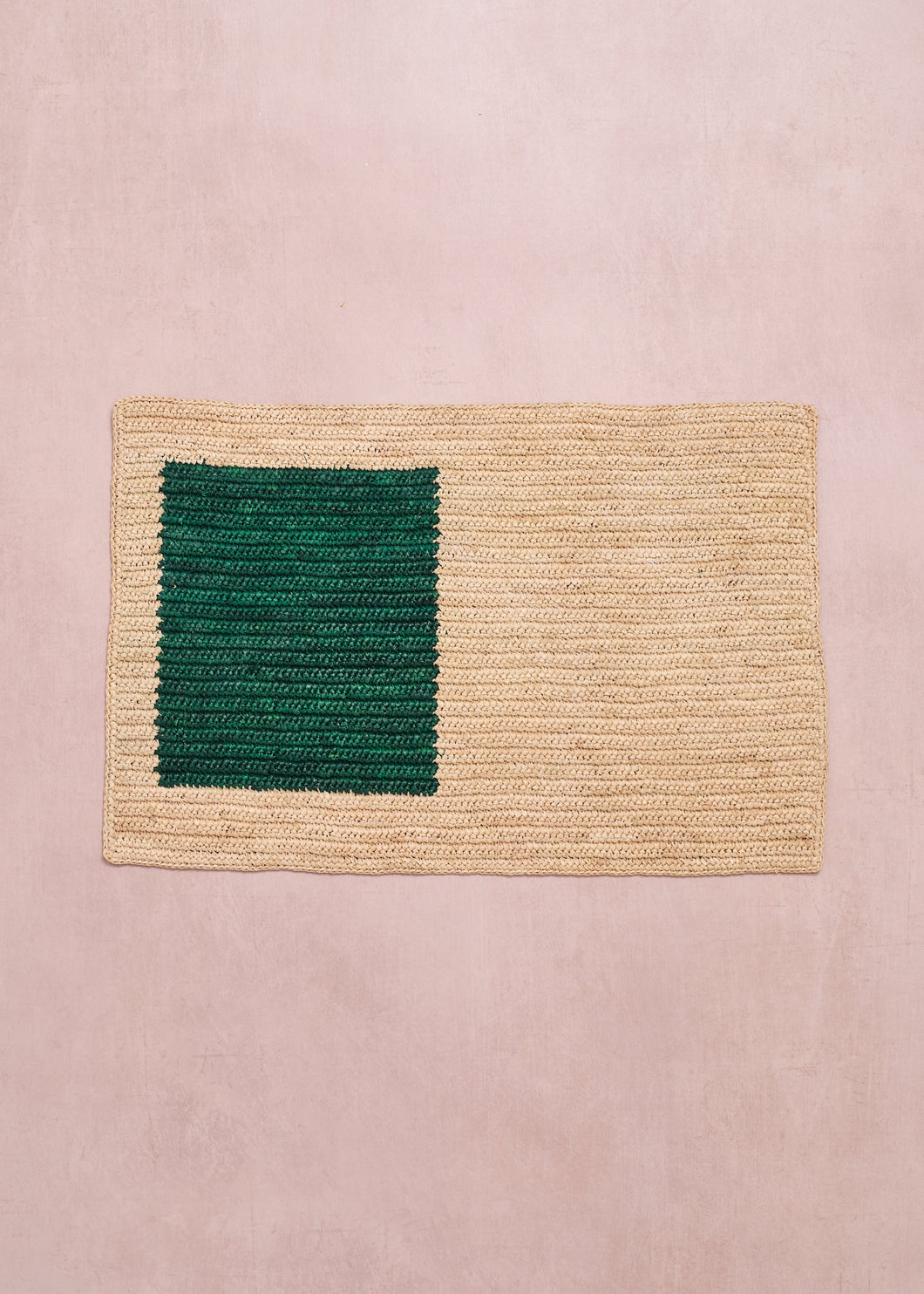 Green Raffia Placemat