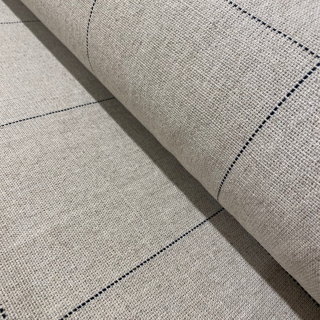 Carreau Grey Check Cotton & Linen
