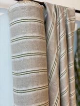 Load image into Gallery viewer, Linen Celtic Stripe Green
