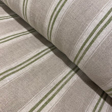 Load image into Gallery viewer, Linen Celtic Stripe Green
