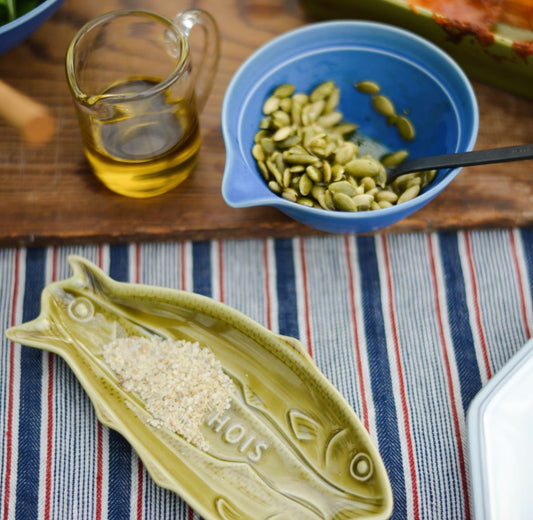 3 Anchovy Plate Olive Green