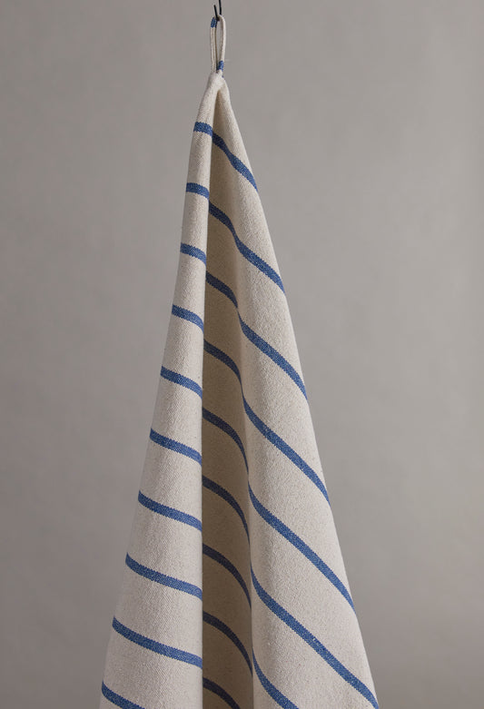Recycled Cotton Stripe Marine