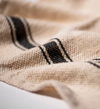 Load image into Gallery viewer, Black Striped Cotton Cloth
